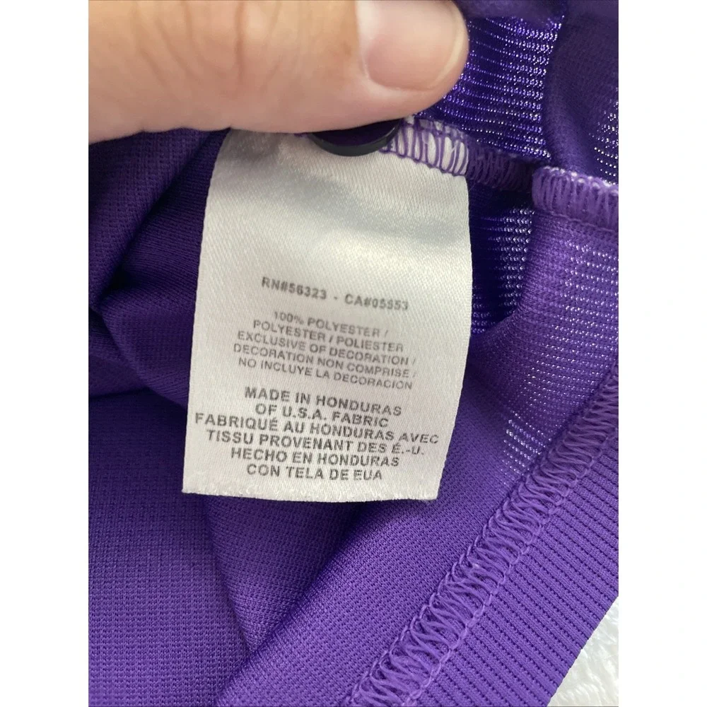 Nike Dri-FIT Purple Performance Polo Shirt Men's XL Athletic Golf Training